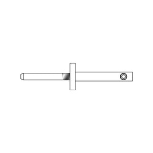 Handrail Bracket Wall Side Mount - Q2 Square