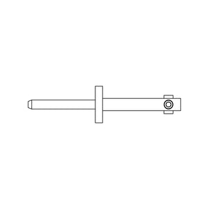 Handrail Bracket Wall Side Mount - Q3 Square